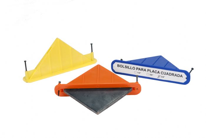 Sistema de bolsillo para placa cuadrada tipo Diamond Dowel